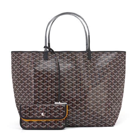 goyard st louis tote gm black|goyard artois vs st louis.